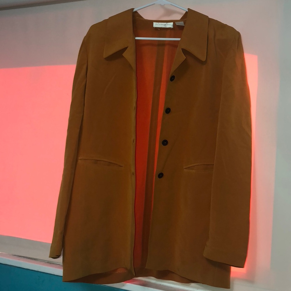 Yellow mustard blazer/sold